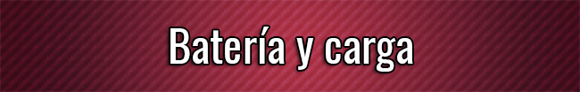 Batería y carga